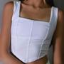 Imagem de Cropped Top Estilo Corselet com Alças Basic
