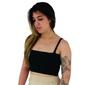 Imagem de Cropped Top Feminino Alça Branco Preto