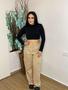 Imagem de Cropped top Lulu manga longa gola alta e costas nuas com amarração moda gringa blogueira festa casual