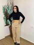 Imagem de Cropped top Lulu manga longa gola alta e costas nuas com amarração moda gringa blogueira festa casual