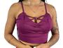 Imagem de Cropped Trançado Feminino Toque Suave Com Bojo Modelagem R04