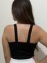 Imagem de Cropped Zíper frontal Com Bojo Regata Crepe Feminino