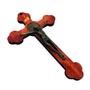 Imagem de Crucifixo Cruz De Parede Medalha de São Bento MDF 20 Cm