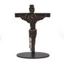 Imagem de Crucifixo Cruz Inri De Mesa Estilizado em MDF 30 cm