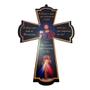 Imagem de Crucifixo Cruz Jesus Misericordioso Parede Com Oração 27 cm