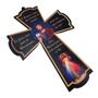 Imagem de Crucifixo Cruz Jesus Misericordioso Parede Com Oração 27 cm