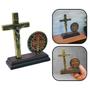 Imagem de Crucifixo de Mesa com Medalha de São Bento