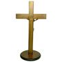 Imagem de Crucifixo De Mesa Resina E Madeira Decor Altar G