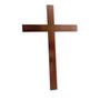 Imagem de Crucifixo De Parede Cruz De Madeira Ecumênica 50cm Evangelica Sem Imagem Rústica Para Altar Igreja Capela Minimalista