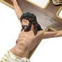 Imagem de Crucifixo De Parede Em Madeira Grande Cruz 35cm