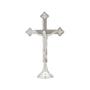 Imagem de Crucifixo decorativo 19 cm em latão e madrepérola com base Prestige - 30154