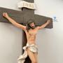 Imagem de Crucifixo Jesus Crucificado Imagem Acabamento Fino Resina M