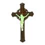 Imagem de Crucifixo Ouro Velho com Jesus Fosforescente