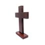 Imagem de Cruz com Base MDF sem Cristo Ecumênica Todas Religiões 13cm