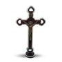 Imagem de Cruz Crucifixo De Porta Ou Parede Madeira Grande 28cm