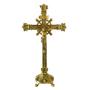 Imagem de Cruz Crucifixo Mesa Altar Todo Em Bronze Jesus Na Cruz 45cm