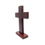 Imagem de Cruz Crucifixo Mesa em Madeira Sem Cristo Sem Imagem 13cm