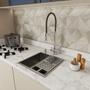 Imagem de Cuba 40x40 De Inox Canal Calha Escorredor