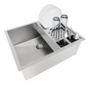 Imagem de Cuba 50x40 Inox 304 +  Calha Canal Escorredor  Gourmet