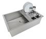 Imagem de Cuba 60x40 Inox 304 Calha Escorredor Embutir