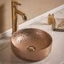 Imagem de Cuba Apoio Evier Rose Gold Banheiro Lavabo 35cm