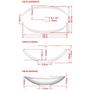 Cuba de Apoio Canoa C01 Para Banheiro Lux L45 Branco - Lyam Decor Imagem de Cuba de Apoio Canoa C01 Para Banheiro Lux L45 Branco - Lyam Decor