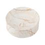 Imagem de Cuba De Apoio Para Banheiro Redonda Slim Louça Cerâmica 38 cm Labradorita Pingoo.casa - Marmorizado Rose