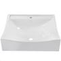 Imagem de Cuba de Apoio Quadrada Para Banheiro Lavabo C01 Q440 Branco - Lyam Decor