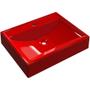 Imagem de Cuba de Apoio Retangular C01 Para Banheiro RT49 Vermelho - Lyam Decor