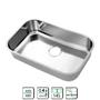 Imagem de Cuba Franke Docol Riva 56x34cm Inox Brilhante S/ Valv