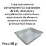 Imagem de CUBA GN GASTRONOMICA 1/2 65MM 3,9L EM POLICARBONATO 27x6,5x32,6CM GX0532