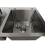 Imagem de Cuba Gourmet Dupla Quadrada Aço Inox 304 Escovada 78X43Cm