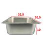 Imagem de Cuba Inox Com Tampa 6 Litros Para Buffet/Rechaud