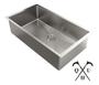 Imagem de Cuba Inox Design Moderno 80x40 Cm Cozinha Embutir Sobrepor