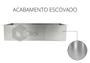 Imagem de Cuba Inox Quadrada 600 X 400 Com Cesto Escorredor E Valvula Gourmet - Estilo e Funcionalidade para Seu Espaço  AJLstore