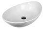 Imagem de Cuba Louça Cerâmica Apoio Oval 41x33,5x14cm CC1008 Branco