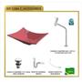 Imagem de Cuba Lux L38W com Torneira Link Alta e Válvula Click com Sifão e Flexível Compace