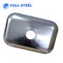 CUBA N1 FUNDA CONICA 0,4 430 FURO CENTRAL 3 1/2'' - 46x30x14 - Poli steel Imagem de CUBA N1 FUNDA CONICA 0,4 430 FURO CENTRAL 3 1/2'' - 46x30x14