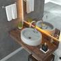 Imagem de Cuba para Banheiro OV43W Oval Onix Compace