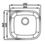 Imagem de Cuba para Cozinha Pia Inox N5 36x33,5x11cm com Válvula GhelPlus