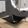 Imagem de Cuba Pia De Apoio 34x34cm Quadrada Para Banheiro Lavabo Opala