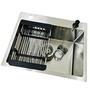 Cuba Quadrada Gourmet 50x40cm Aço Inox 304 C/ Acessórios Cozinha Pia - Moreira importação Imagem de Cuba Quadrada Gourmet 50x40cm Aço Inox 304 C/ Acessórios Cozinha Pia