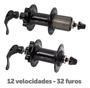 Imagem de Cubo Bike Cassete 8v A 12v Disco Rolamento Selado Gta 32f