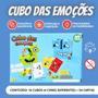 Imagem de Cubo das Emoções Brinquedo Educativo Jogo Cartas Intantil Criança