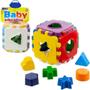 Imagem de Cubo de encaixe didatico baby educativo colors 10cm na rede