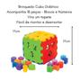 Imagem de Cubo Didático Brinquedo Infantil Educativo  com Blocos, Solapa, Merco Toys