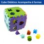 Imagem de  Cubo Didático Brinquedo Pedagógico Educativo Infantil Kendy Presente Menino Menina 1 ano