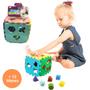 Imagem de  Cubo Didático Brinquedo Pedagógico Educativo Infantil Kendy Presente Menino Menina 1 ano