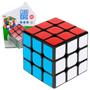 Imagem de Cubo Mágico 3x3 Puzzle Preto Estrutura Giro Rápido Original