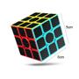 Imagem de Cubo Mágico 3x3x3 Quebra Cabeça Profissional Carbon Speed Cube